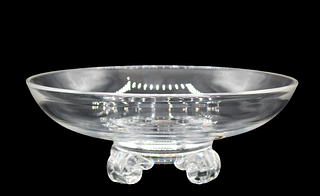Steuben Footed Glass Bowl