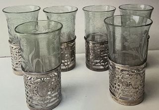 Set of (6) Sterling Sinclaire Glasses