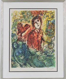 Marc Chagall (1887-1985) Fr/Russian, Lithograph
