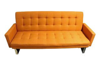 Mid-Century Modern Style Tufted Foldable Sofa Bed