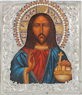 Russian Orthodox Icon, Christ Pantocrator