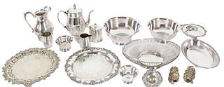 (18) Pc Silver Plate Collection