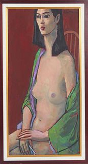 Rip Matteson (1920-2011) American, Oil on Canvas