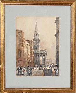 1913 London, Signed Watercolor