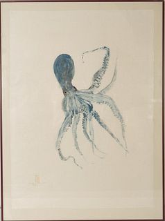 Christopher M. Dewees (20th c) American, Octopus