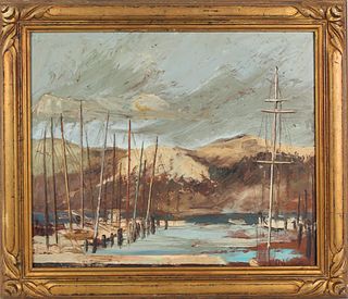 California Harbor Scene, Early 20th Century