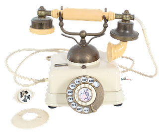 Old American Rotary Dial Princess Phone