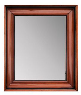 Antique American Walnut Framed Mirror