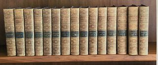 15 Leather Bound Volumes by William Prescott