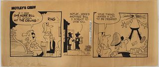 Motley's Crew Comic Strip, Signed,1979