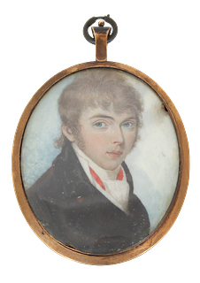 Rare Important Late 18th/19th C Miniature Portrait