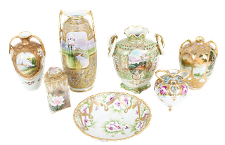 (7) Pcs Set of Nippon Porcelain