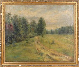 C. 20th C American, Oil on Canvas Landscape Scene
