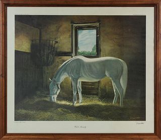 Joseph Petro (20th C.) American, Equestrian Print