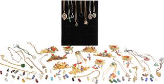 Collection of Gilded Costume Jewelry