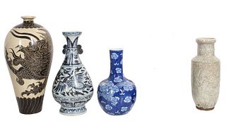 Collection of (4) Chinese Vases