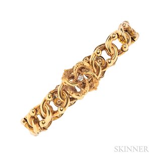 Victorian 15kt Gold Bracelet