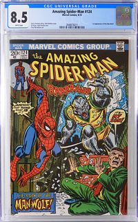 Marvel Comics Amazing Spider-Man #124 CGC 8.5