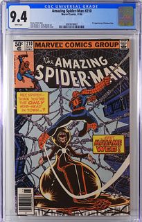Marvel Comics Amazing Spider-Man #210 CGC 9.4 News