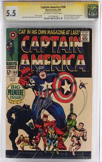 Marvel Comics Captain America 100 CGC 5.5 Stan Lee