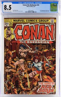 Marvel Comics Conan the Barbarian #24 CGC 8.5