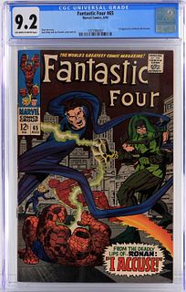 Marvel Comics Fantastic Four #65 CGC 9.2