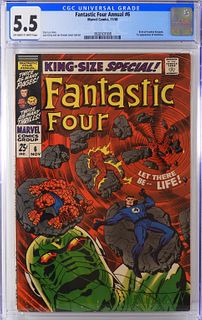 Marvel Comics Fantastic Four Annual #6 CGC 5.5
