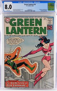 DC Comics Green Lantern #16 CGC 8.0