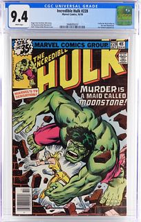 Marvel Comics Incredible Hulk #228 CGC 9.4