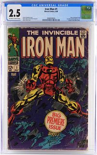 Marvel Comics Iron Man #1 CGC 2.5