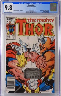 Marvel Comics Thor #338 CGC 9.8 Newsstand