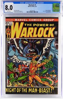 Marvel Comics Warlock #1 CGC 8.0