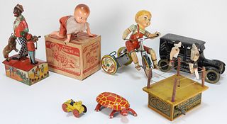 7 Marx Ferdinand Strauss Unique Arts Tin Toy Group