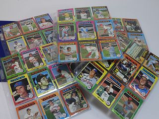 1975 Topps Baseball Near Complete Card Collection
