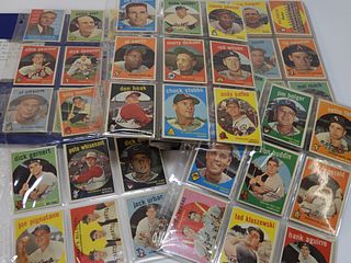 1959 Topps Baseball Estate Binder Card Collection