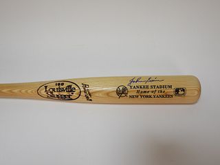 Johnny Sain Autographed New York Yankees Bat