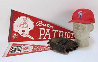 Early Boston Patriots Red Sox Pennet Glove Group