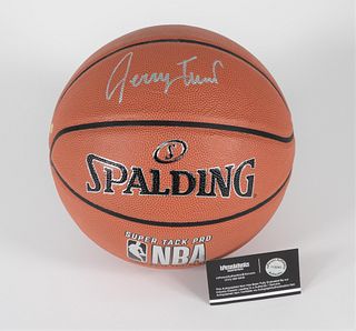 Jerry West Los Angeles Lakers Autograph Basketball