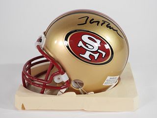 Jerry Rice San Francisco 49ers Sgd Mini Helmet JSA