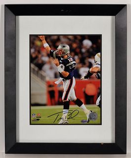 Tom Brady Autographed New England Patriots Photo
