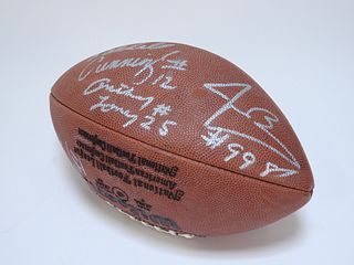 1991 Philadelphia Eagles 8x Team Signed Football