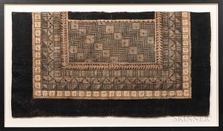 Futuna Tapa Cloth Panel