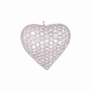 Heart Shape 7.94ct Diamond Pendant