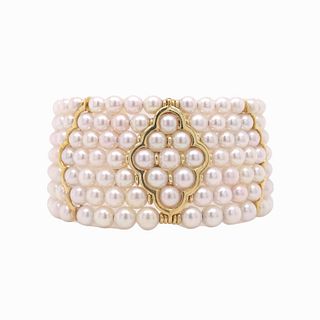 Kimberly LTD Jewelry Pearl Cuff Bracelet