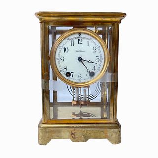Seth Thomas Gilt Brass Case Shelf Bracket Clock