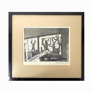 Stephen Moore Limited Edition Etching Framed