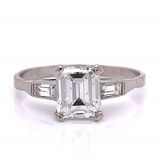 Art Deco 1.54 Ct. GIA Diamond Ring