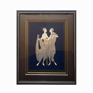 Erte "Twins" Limited Edition Serigraph 194/300