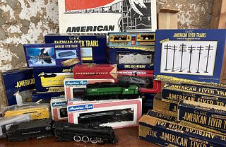 Boxed American Flyer Model Trains