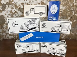 Seven Diecast Model Vehicles